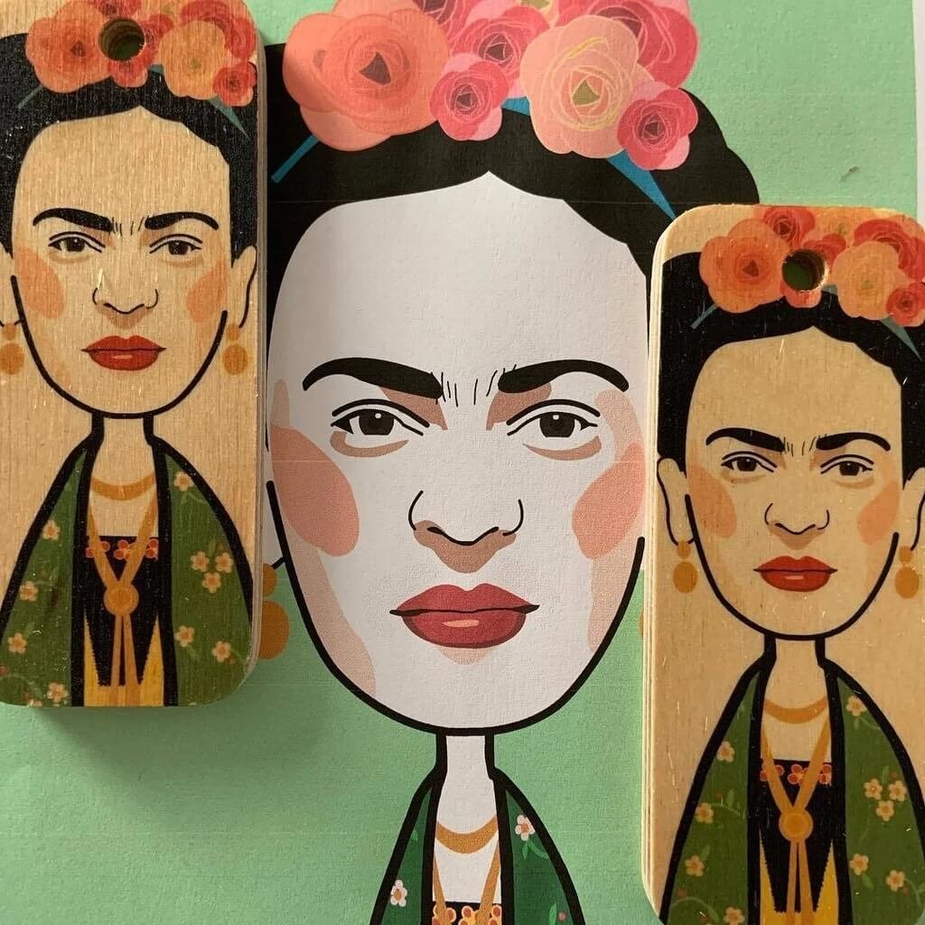 Frida Kahlo Coaster | The Dotty House