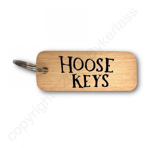 Hoose Keys Wooden Key Ring