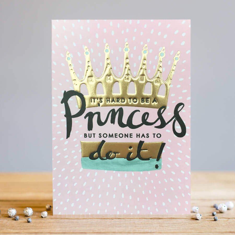 Princess Greetings Card from The Dotty House