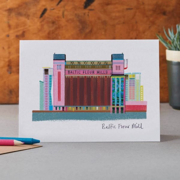 Baltic Flour Mill Blank Greetings Card