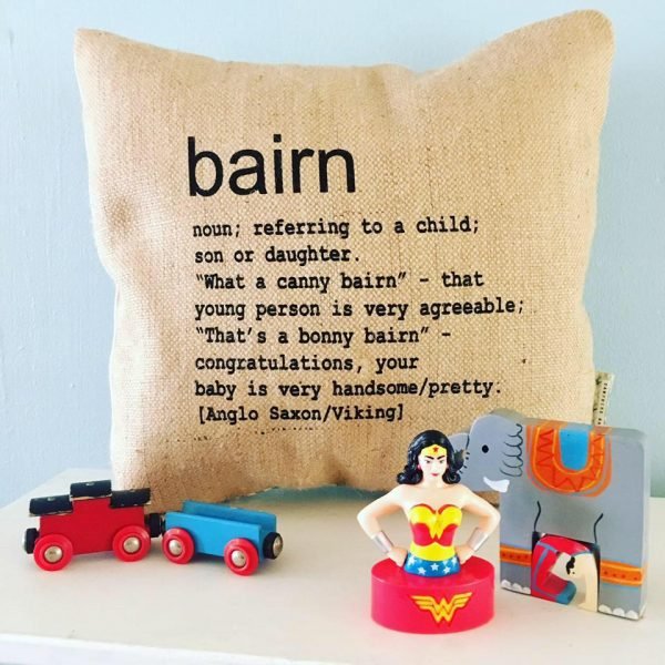 Bairn Colloquial Cushion