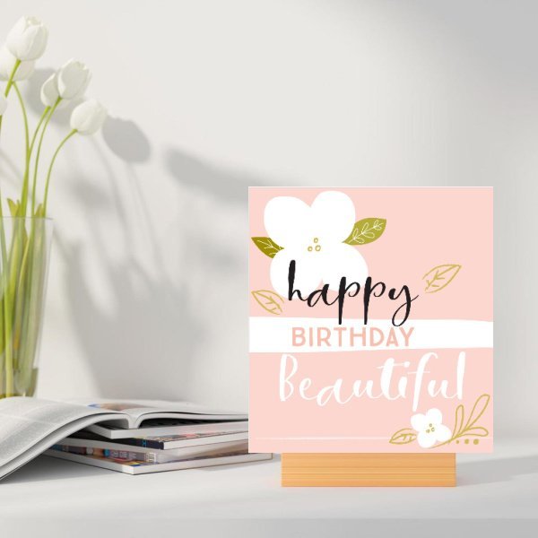 Happy Birthday Beautiful Card | The Dotty House