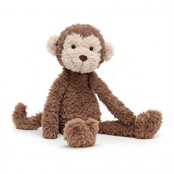 Smuffle Monkey cuddly toy from Jellycat at The Dotty House