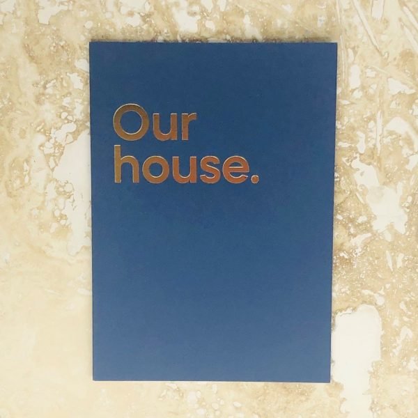 Our House Song Card