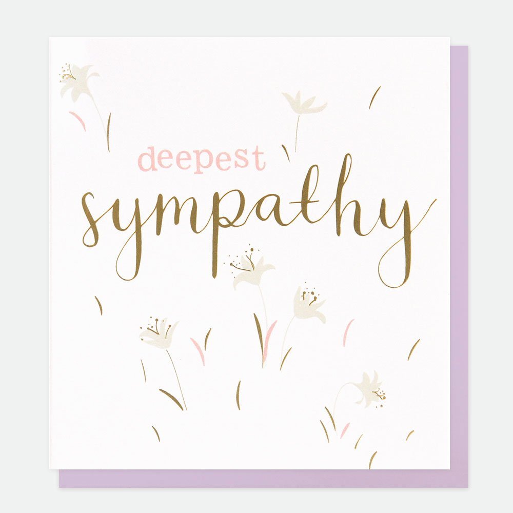 Deepest Sympathy Card by Caroline Gardner from The Dotty House