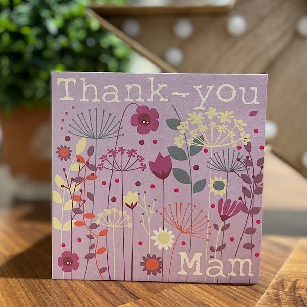 Thank You Mam Card from The Dotty House