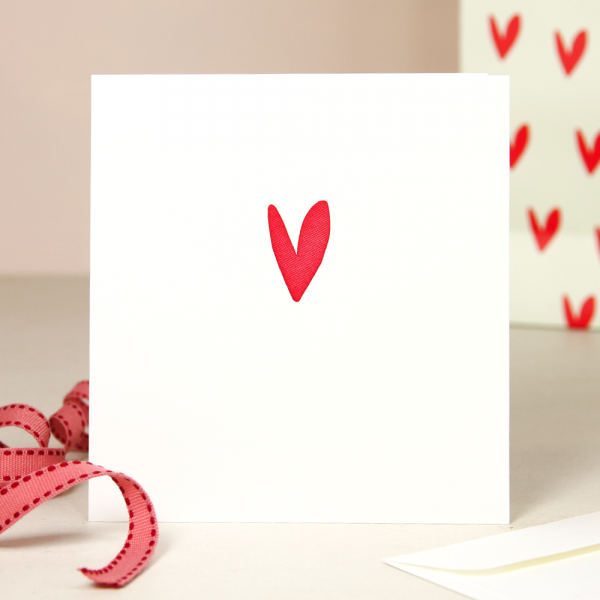 Red Heart Card