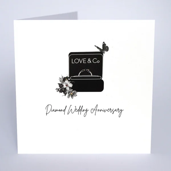 Diamond Wedding Anniversary Card