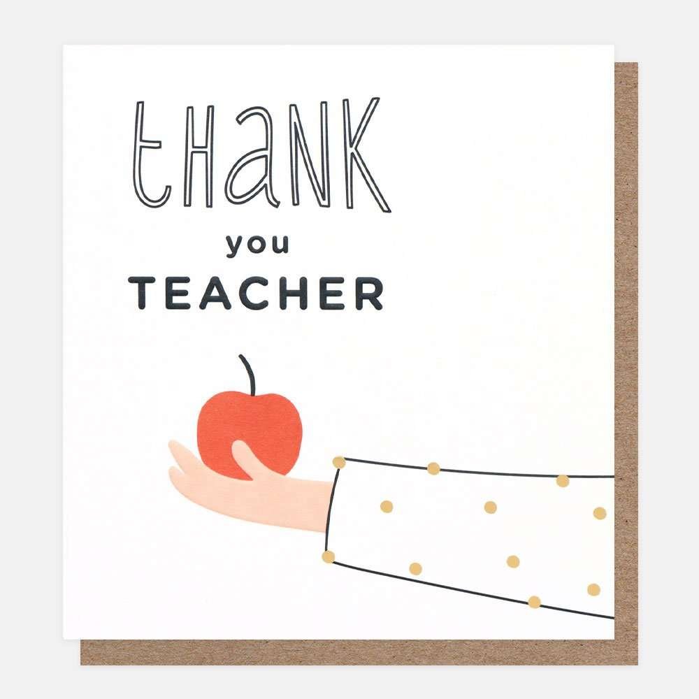 Thank You Teacher Card from The Dotty House