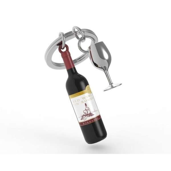 Wine Bottle Keyring