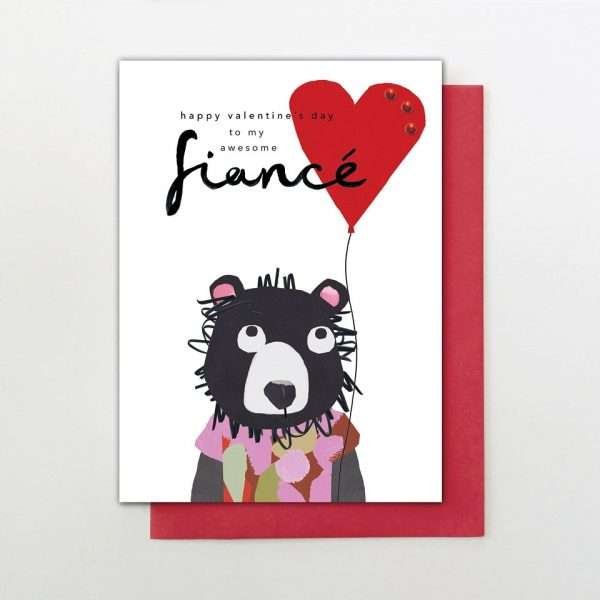 Awesome Fiance Valentine's Day Card