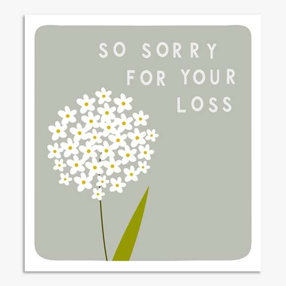 Sorry For Your Loss Card | The Dotty House