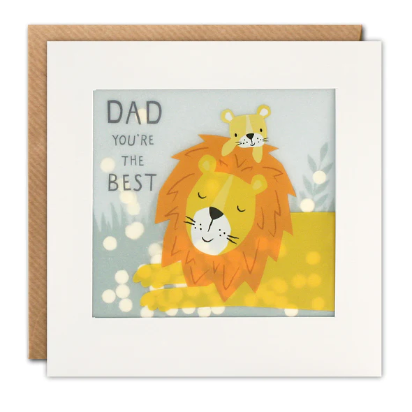 Dad You're The Best Shakies Card | The Dotty House