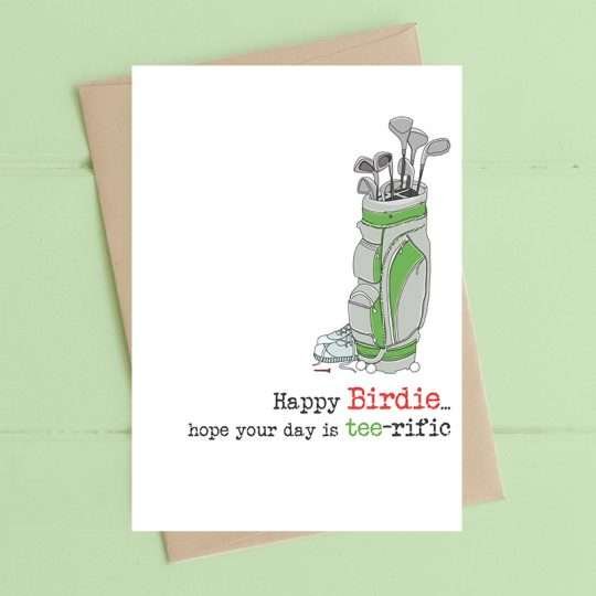 Birdie Birthday Card | The Dotty House