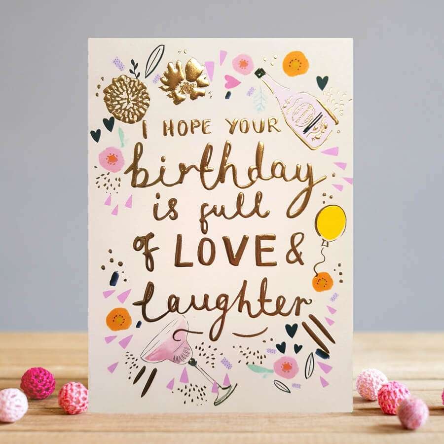 Love and Laughter Card | The Dotty House