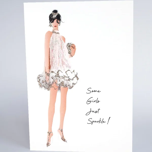 Some Girls Just Sparkle Birthday Card