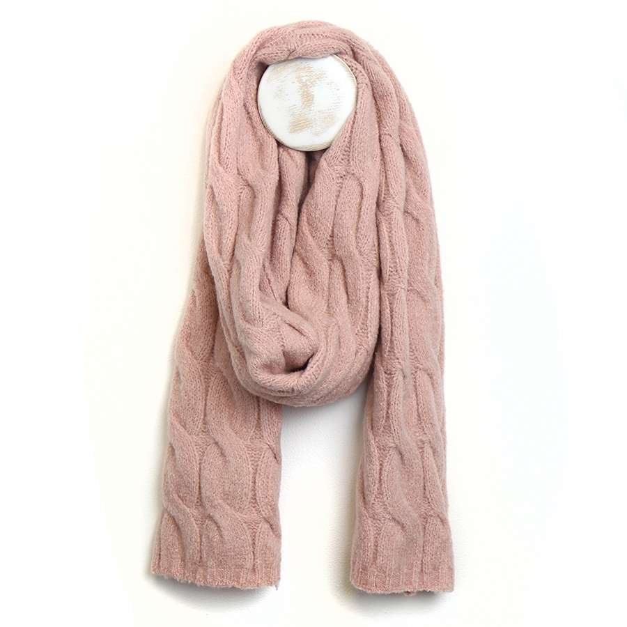 Cable Knit Scarf | The Dotty House