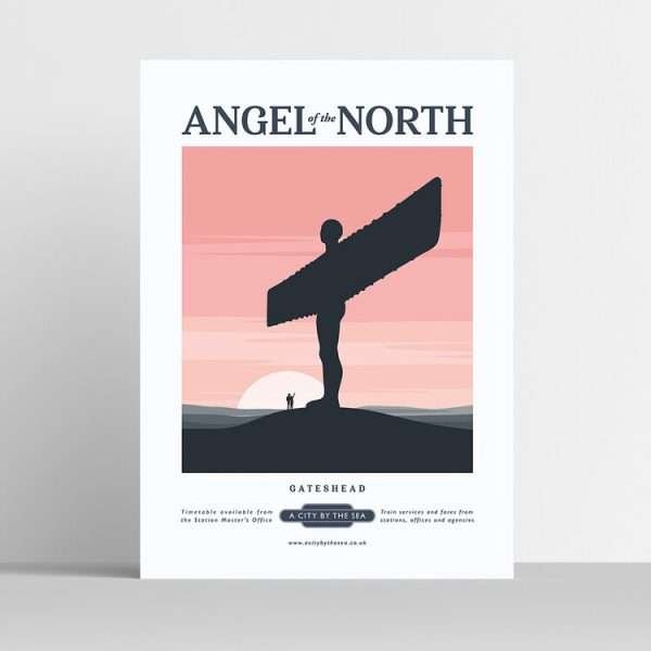 Angel Travel Poster Print