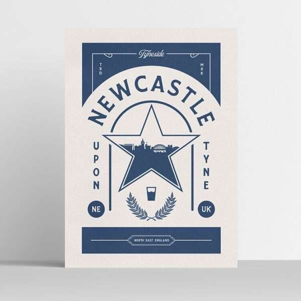 Vintage Newcastle Print