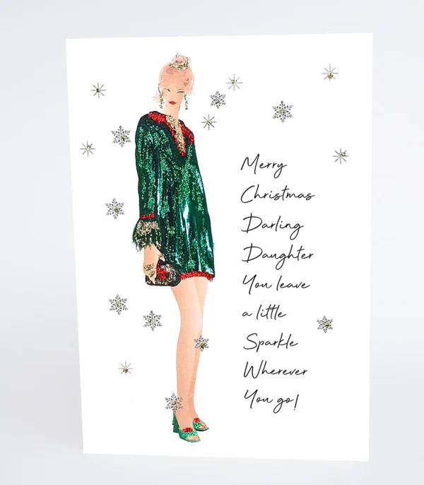 Darling Daughter Christmas Card