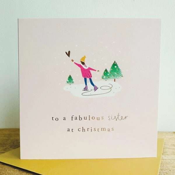 Fabulous Sister Christmas Card