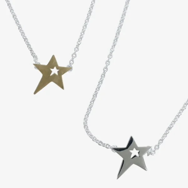 Seren Gold Star Necklace