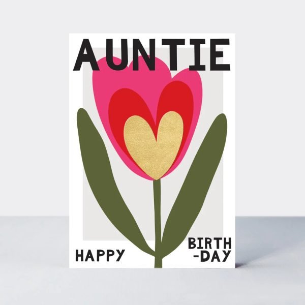 Auntie birthday Card