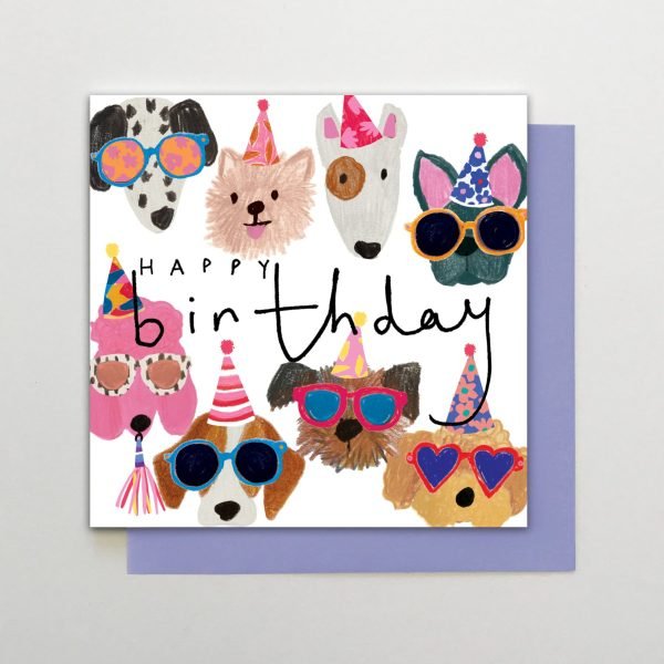 Happy Birthday Dogs Card