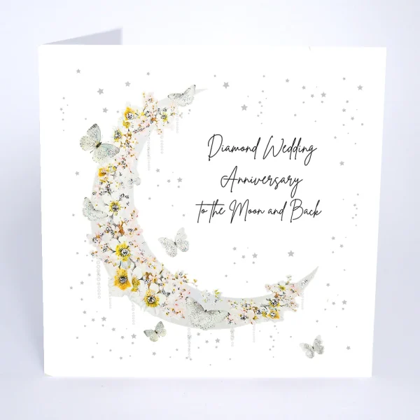 Diamond Wedding Anniversary Card