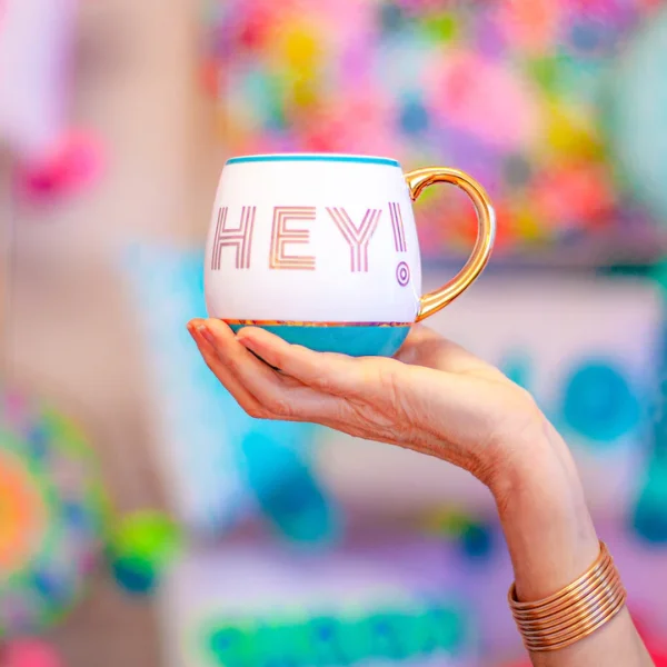 Hey Teal Mug