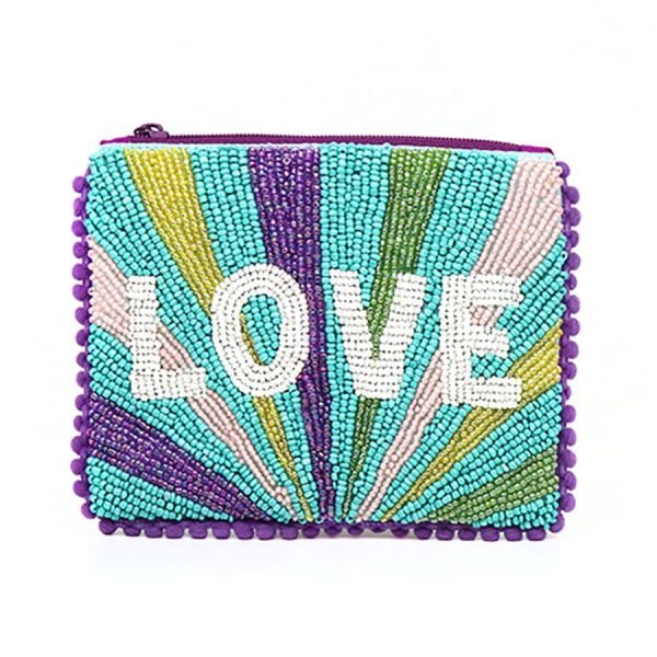 Sunbeam Love Beaded Purse