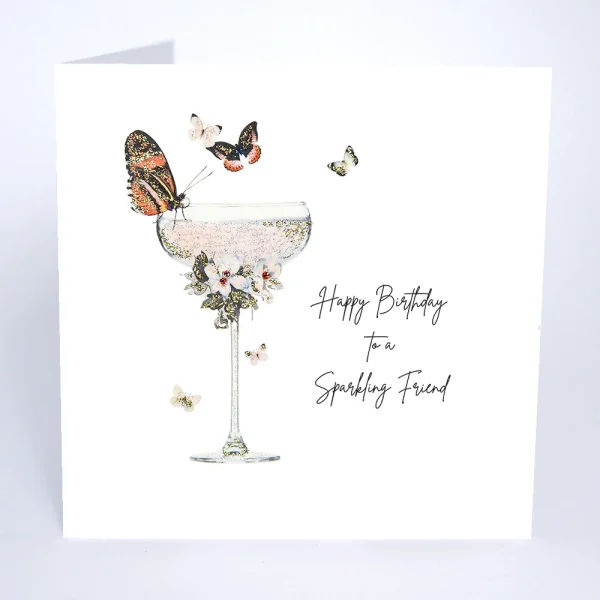 Sparkling Friend Birthday Card