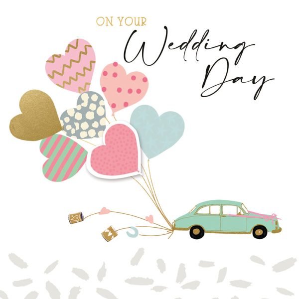 Wedding Day Balloons Card