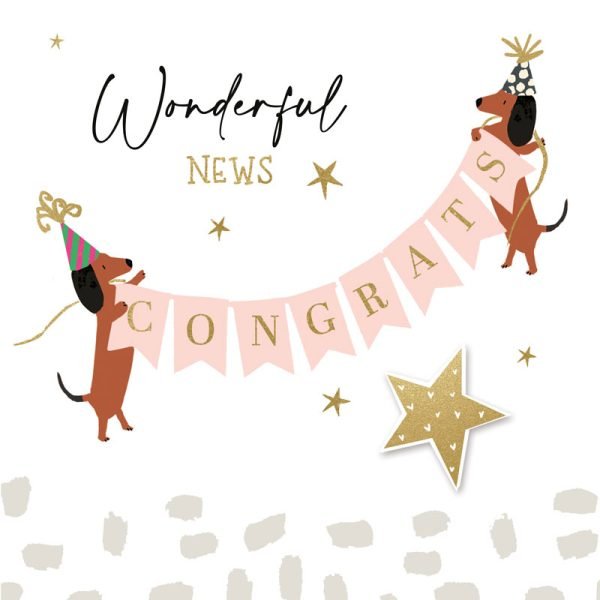 Wonderful News Congrats Card