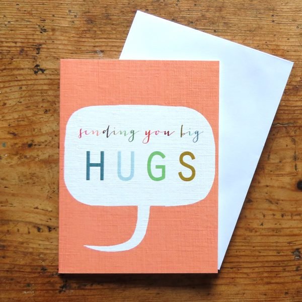 Colourful Sending You Big Hugs Card | The Dotty House