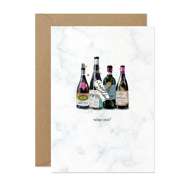 Wine Not Birthday Card