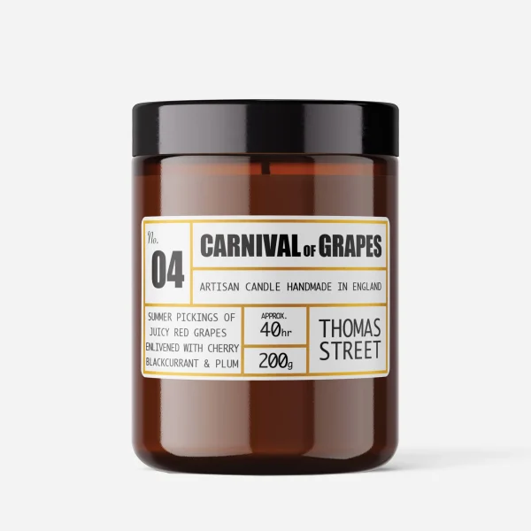 Thomas Street Carnival of Grapes Apothecary Candle