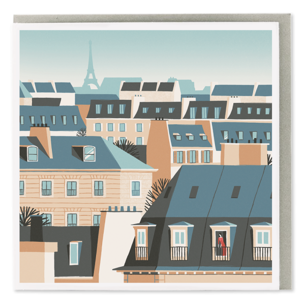 Paris Rooftops Card