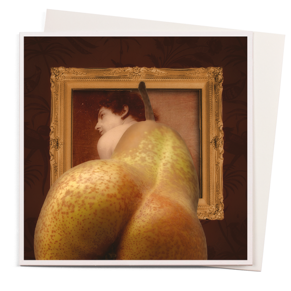 Pear Derriere Card