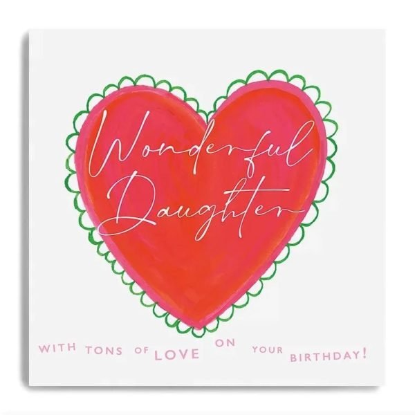 Wonderful Daughter Birthday Card