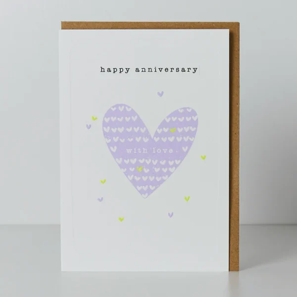 With Love Anniversary Card