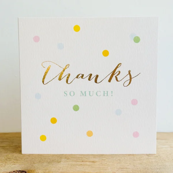 Spotty Thanks Card