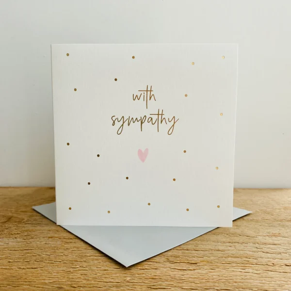 With Sympathy Card