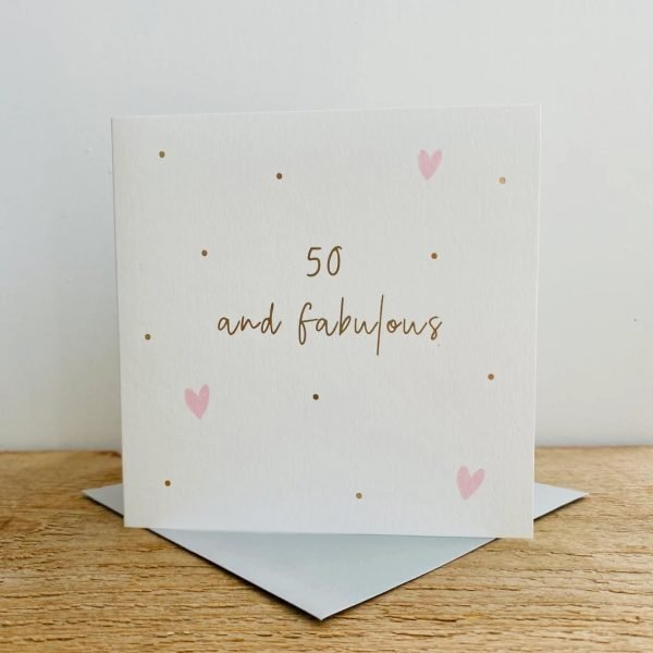 Age 50 Birthday Card