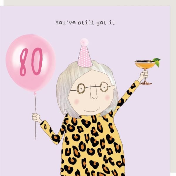 Still Got It 80th Birthday Card