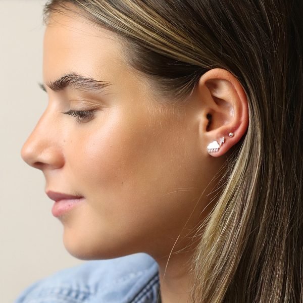 Triple Studs Earring Set