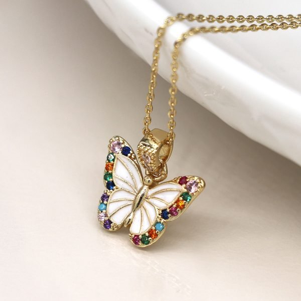 Crystal Butterfly Necklace