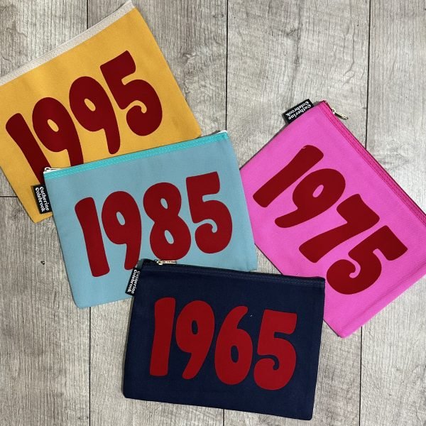 Birth Year Makeup Bag