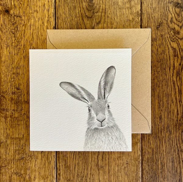 Pencil Drawn Animal Greetings Card