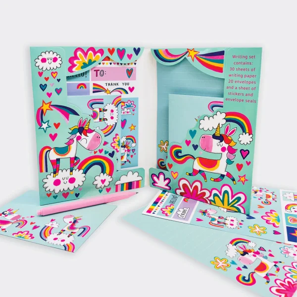 Rainbows and Unicorns Writing Set